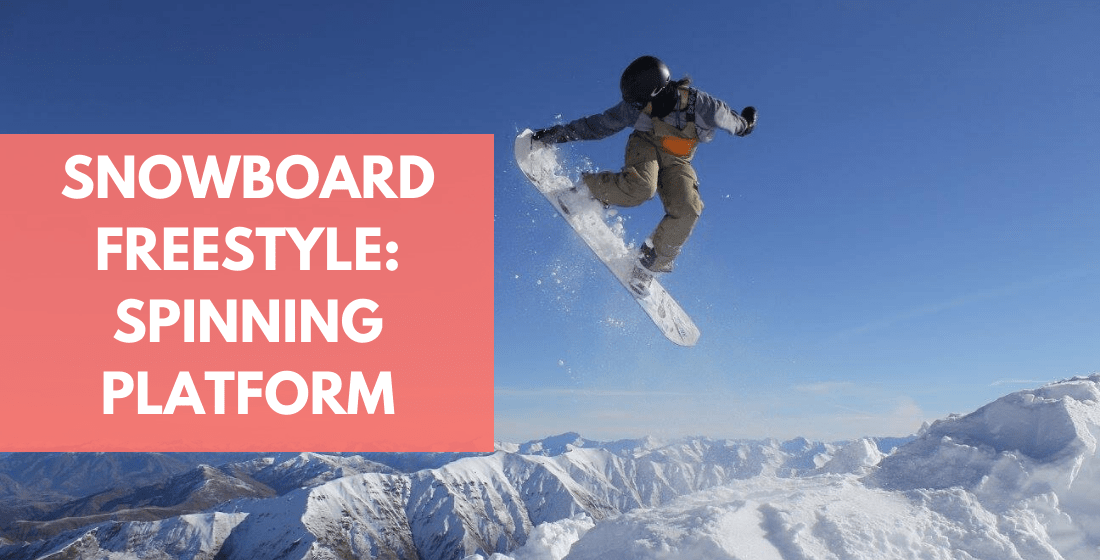 Spinning Platform Snowboard Freestyle Watch & Ride Virtual